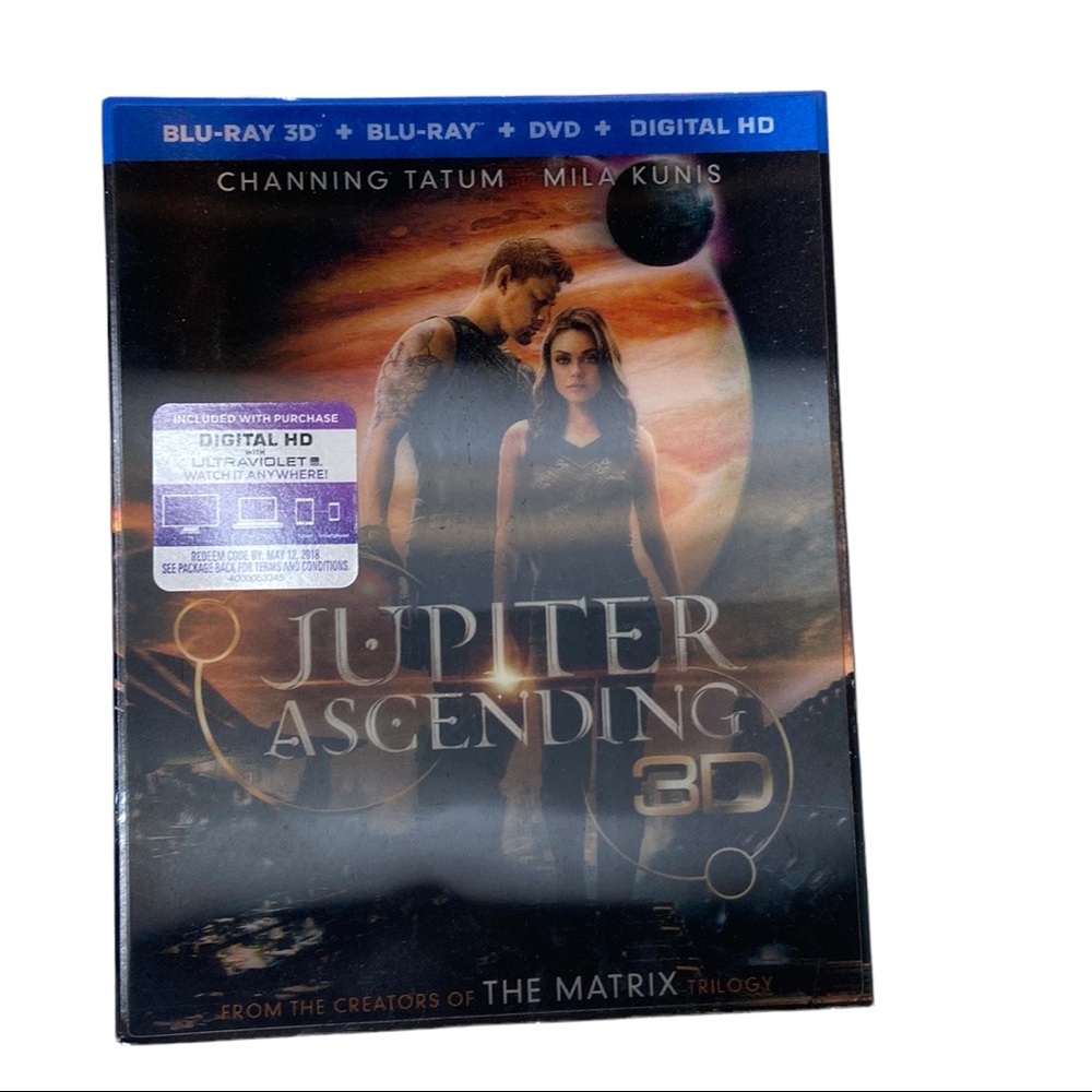 Jupiter Ascending Blue Ray 3D DVD